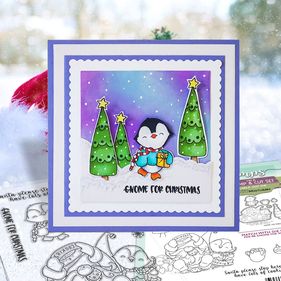 Gnome for Christmas Matchables die set
