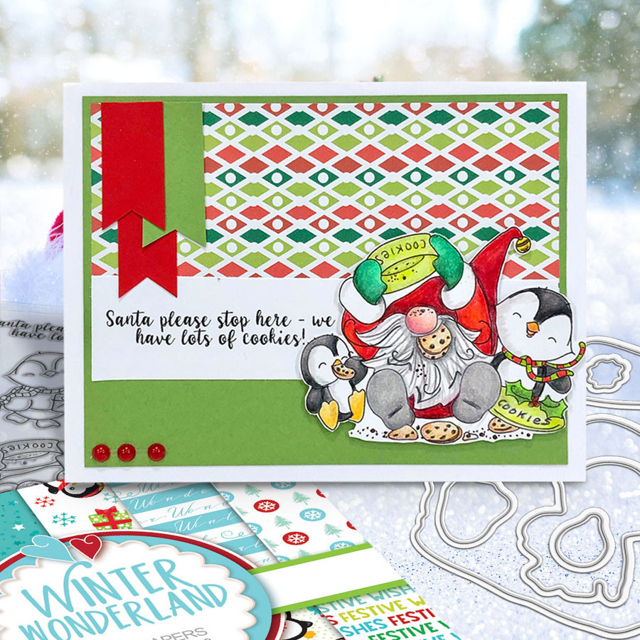 Gnome for Christmas Matchables die set