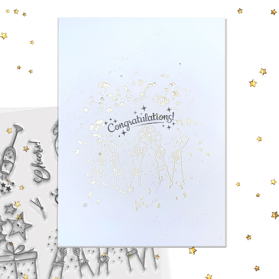 Confetti Layering Stencils - 2 pack