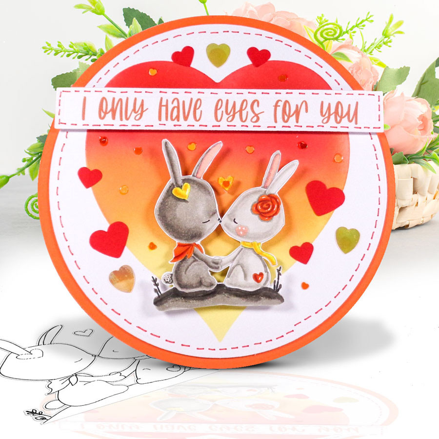 Love Always - BLACK & WHITE digital stamp printable downloads & stickers
