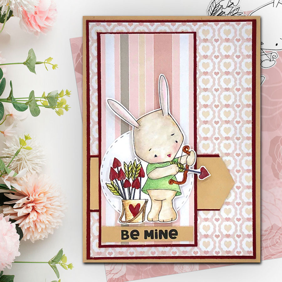 Love Always - BLACK & WHITE digital stamp printable downloads & stickers