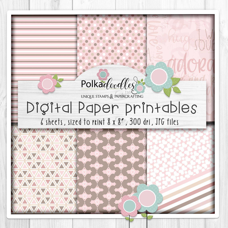 Love Always BIG KAHUNA VALUE KIT - digital stamp printable downloads & stickers (DLPD8588)