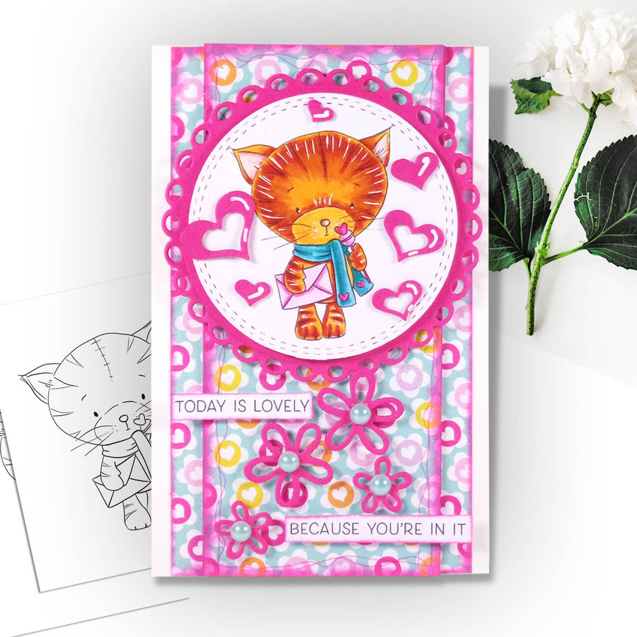 Paws & Whiskers - Too Cute printable digital stamp cardmaking Bundle