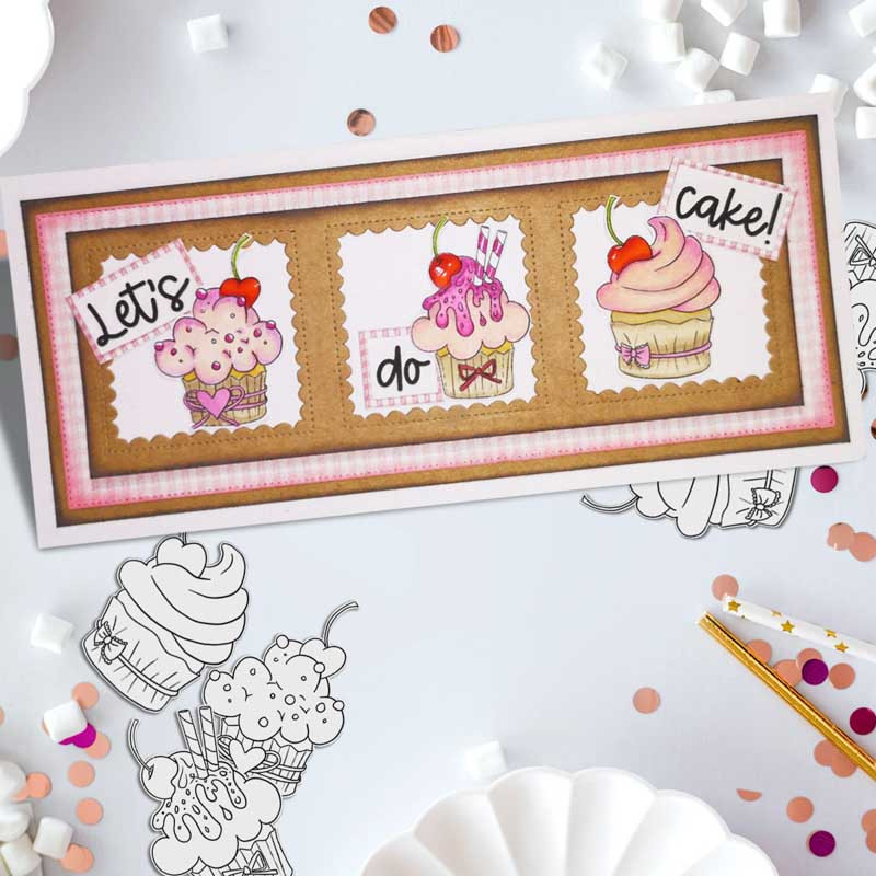 Coffee and Cake BIG value printable craft digital stamp download bundle with free SVG /DXF files