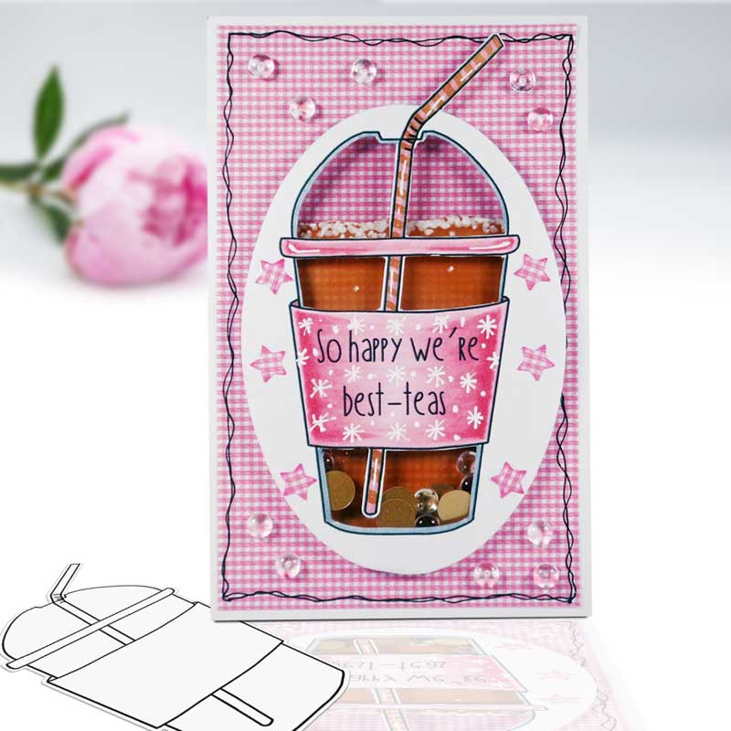 Coffee and Cake BIG value printable craft digital stamp download bundle with free SVG /DXF files