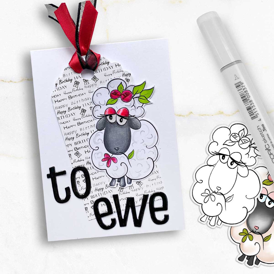 Sheepy Sheepy Sheep Sheep Spring Easter printable clipart digital stamp, digistamp for cards, cardmaking, crafting and stickers
