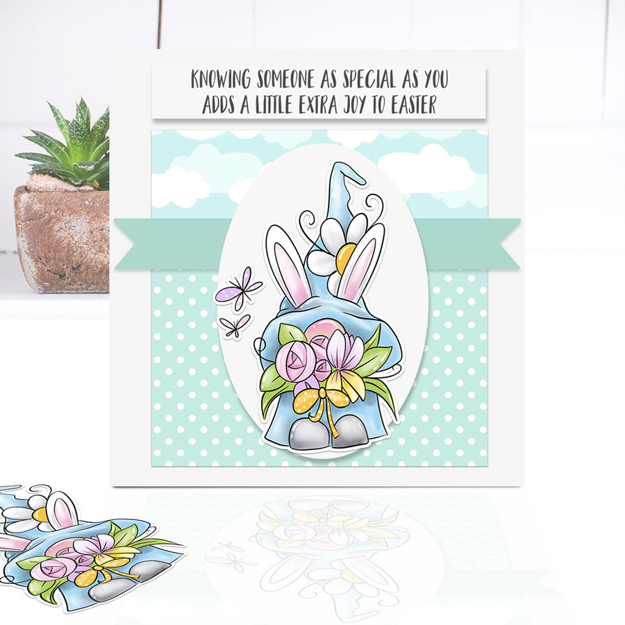 Happy Easter Gnomes BIG VALUE bundle - cute printable clipart digital stamp, digistamp for cards, cardmaking, crafting and stickers