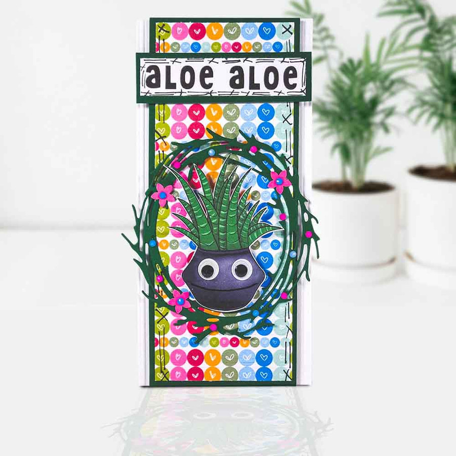 Happy Cactus Succulent bundle - printable clipart digital stamp for cardmaking, craft & stickers