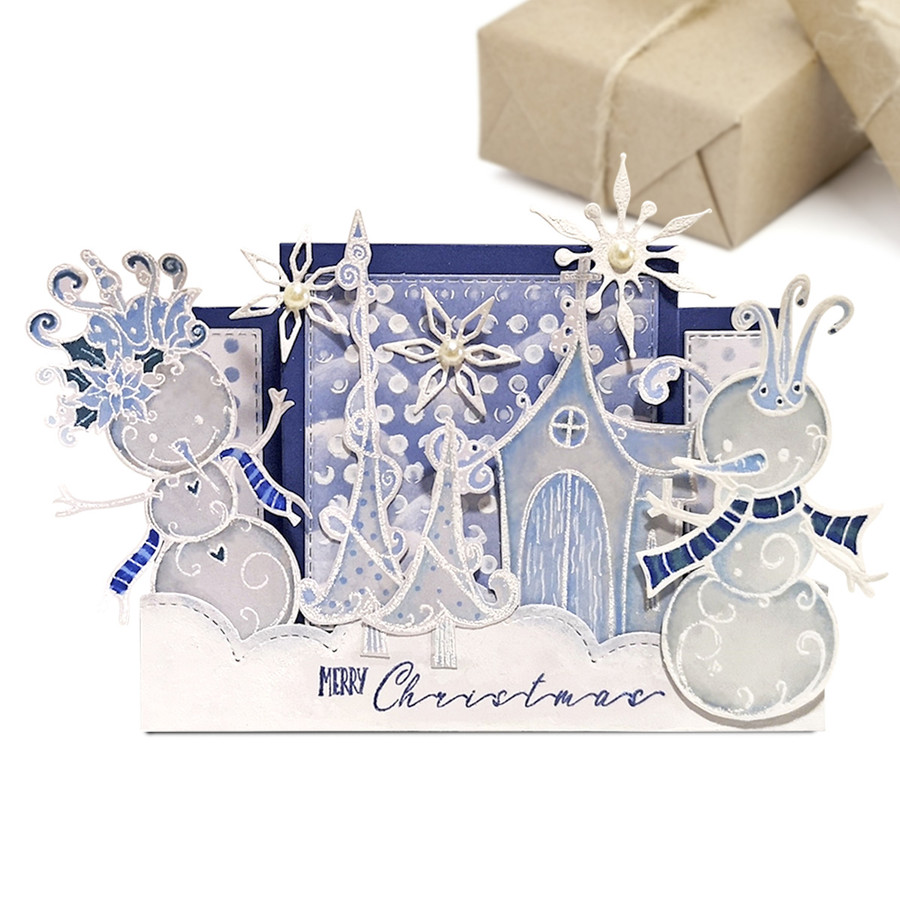 Winter Noel - Christmas 4 x 6" clear photopolymer stamp set