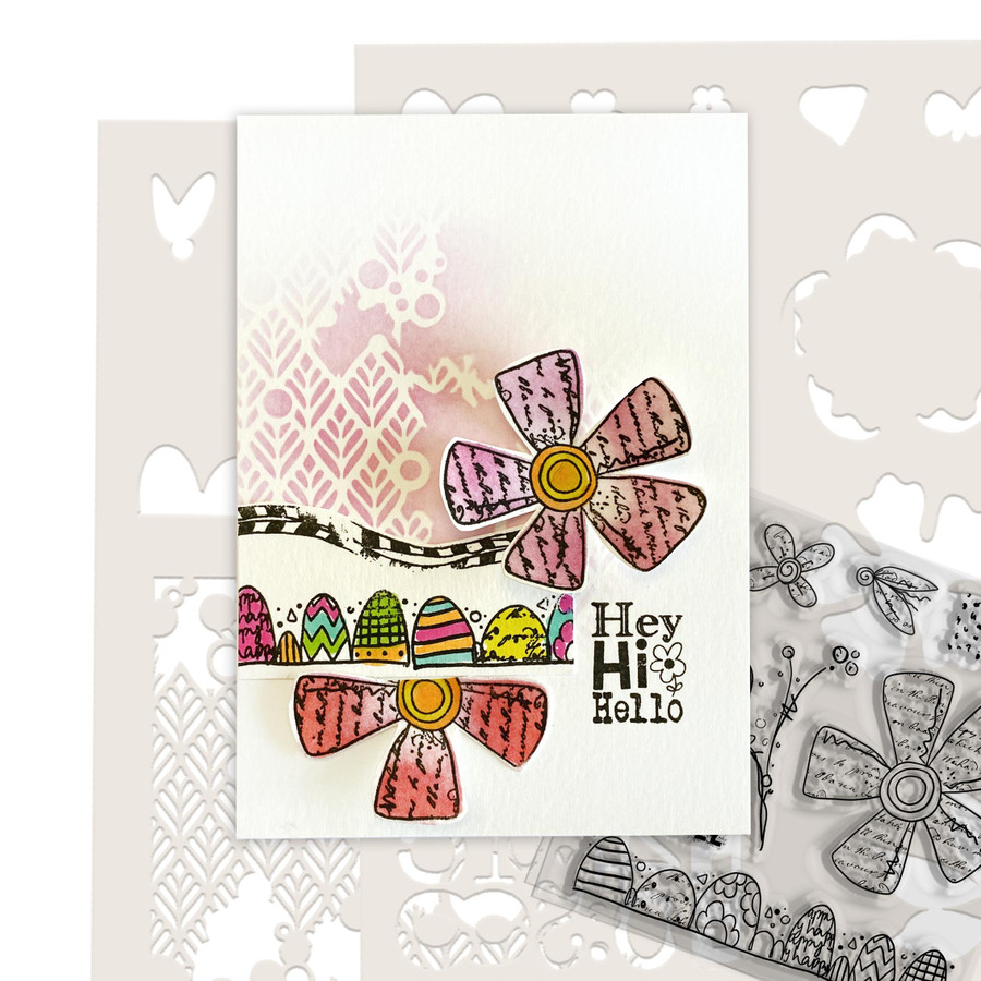 Funky Borders Clear Stamp set