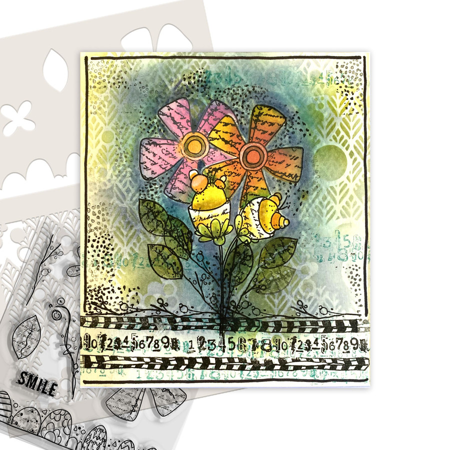 Funky Borders Clear Stamp set