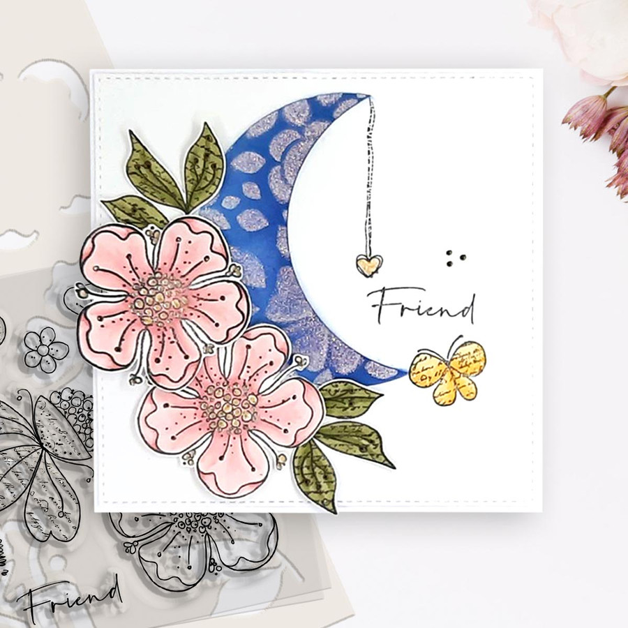 Funky Flower Friend - Funky Flowers Clear Stamp set