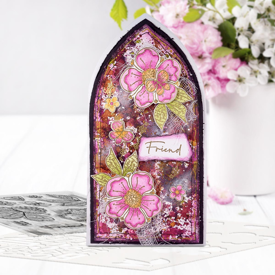 Funky Flower Friend - Funky Flowers Clear Stamp set