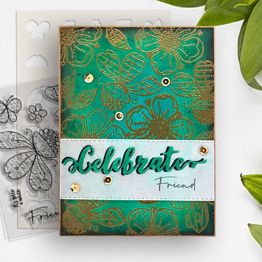 Funky Flower Friend - Funky Flowers Clear Stamp set