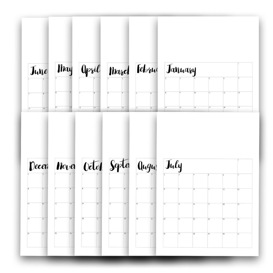 PD8734 DIY Calendar pack