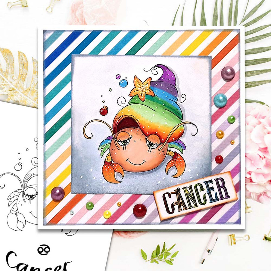 Zodiac USB - printable paper crafting collection