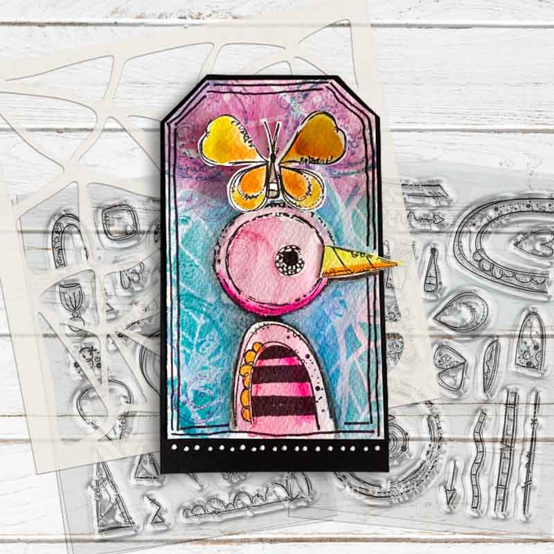 Rainbows  - Stamp Soup 27 Clear Photopolymer card making craft stamps