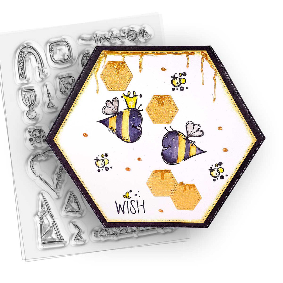 Flowers and Things - Stamp Soup 27 Clear Photopolymer stamps