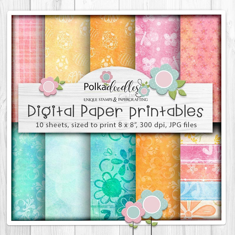 USB - printable Spring into Easter USB