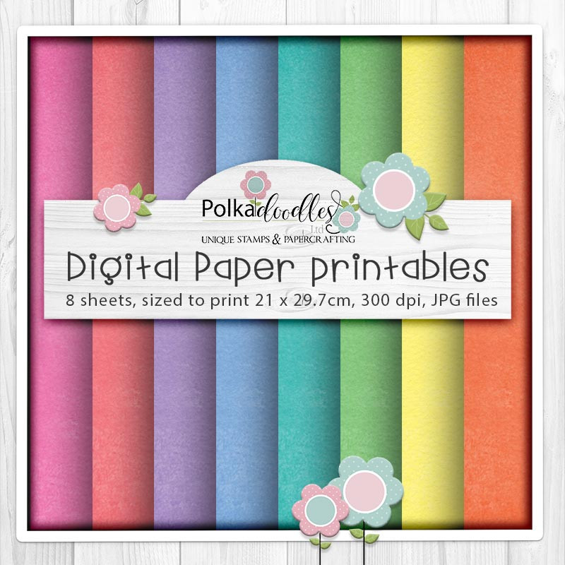 Wanda Cute printable Bundle - Big Kahuna deal. Digital stamps, clipart, papers, toppers, quotes, SVG outlines for card making, crafting, printable stickers