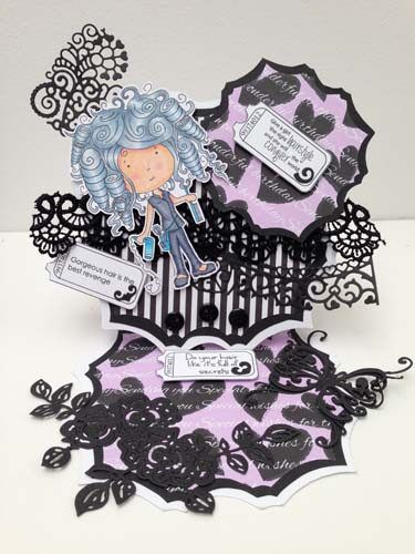 Hairdresser digital stamp download