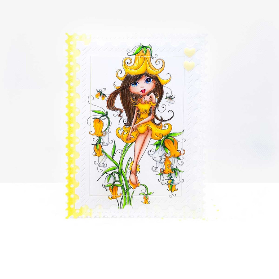 Bluebell Darling Buds - colour clipart printable digital stamp for card making, craft, scrapbooking, printable stickers