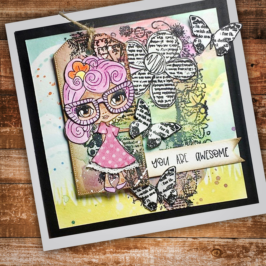 January All About the Journey - clear Stamp set
