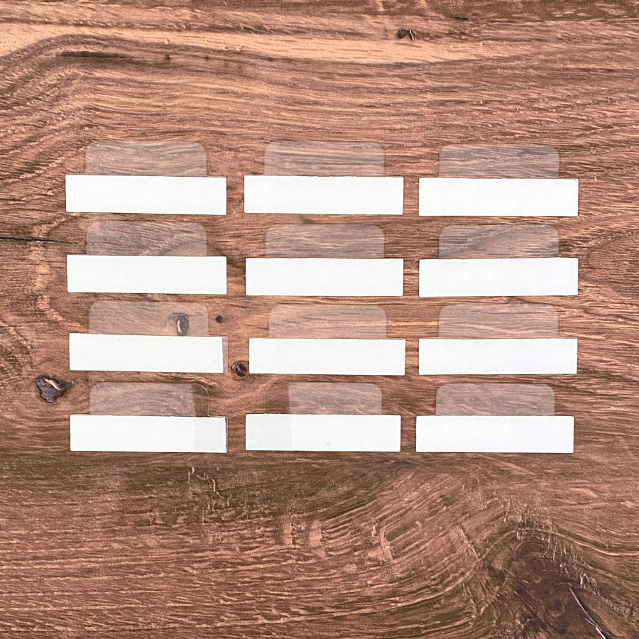 Cling and Store Clear File Tabs for ultimate organisation for craft supplies