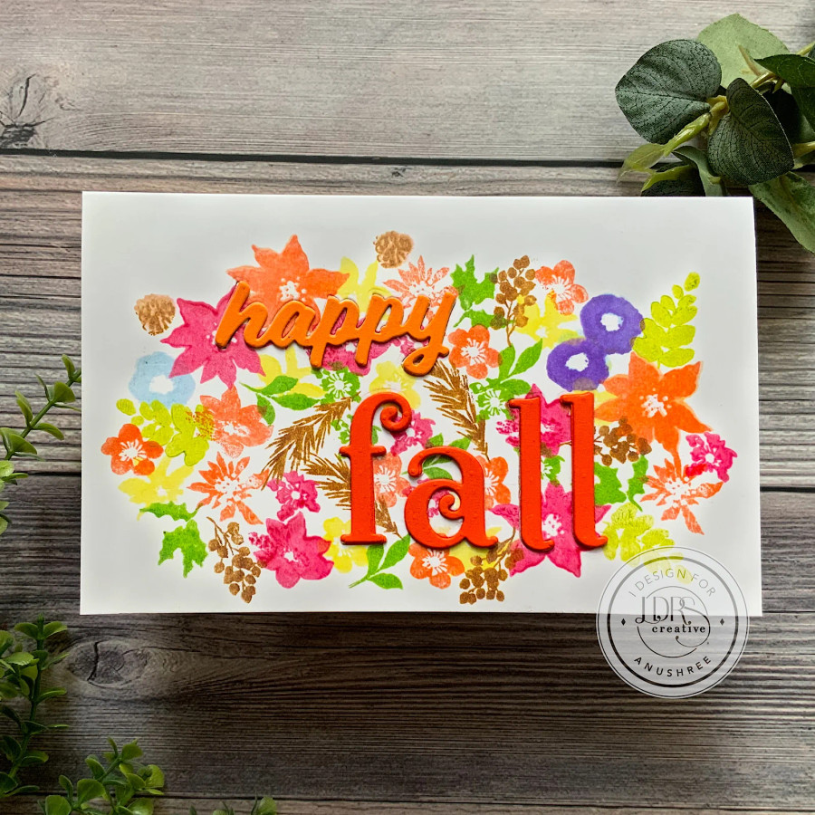 Winter Botanicals Layering Card making Craft clear Stamps