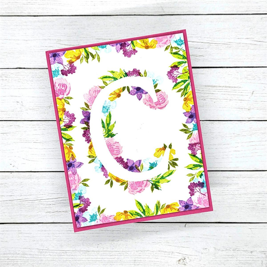 Wildflower Botanicals Layering Card making Craft clear Stamps