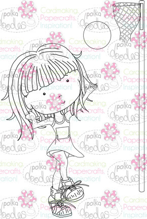 Netball/basketball digital stamp download