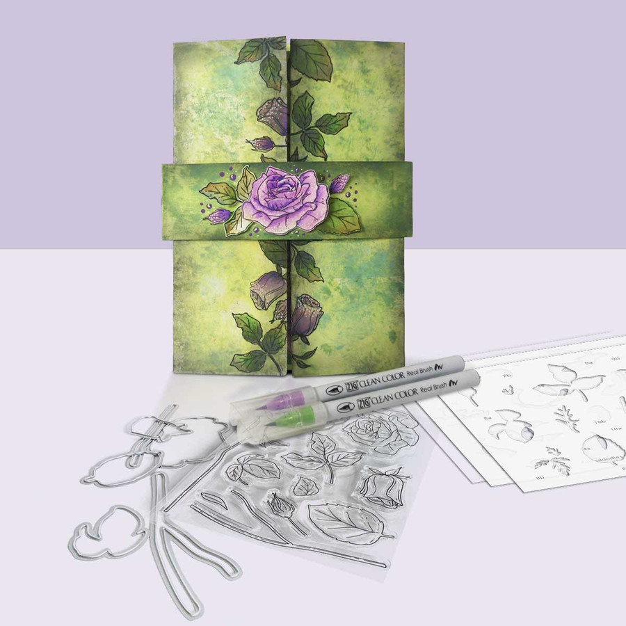 Hydrangea Ribbon outline cutting dies for Card making Crafts