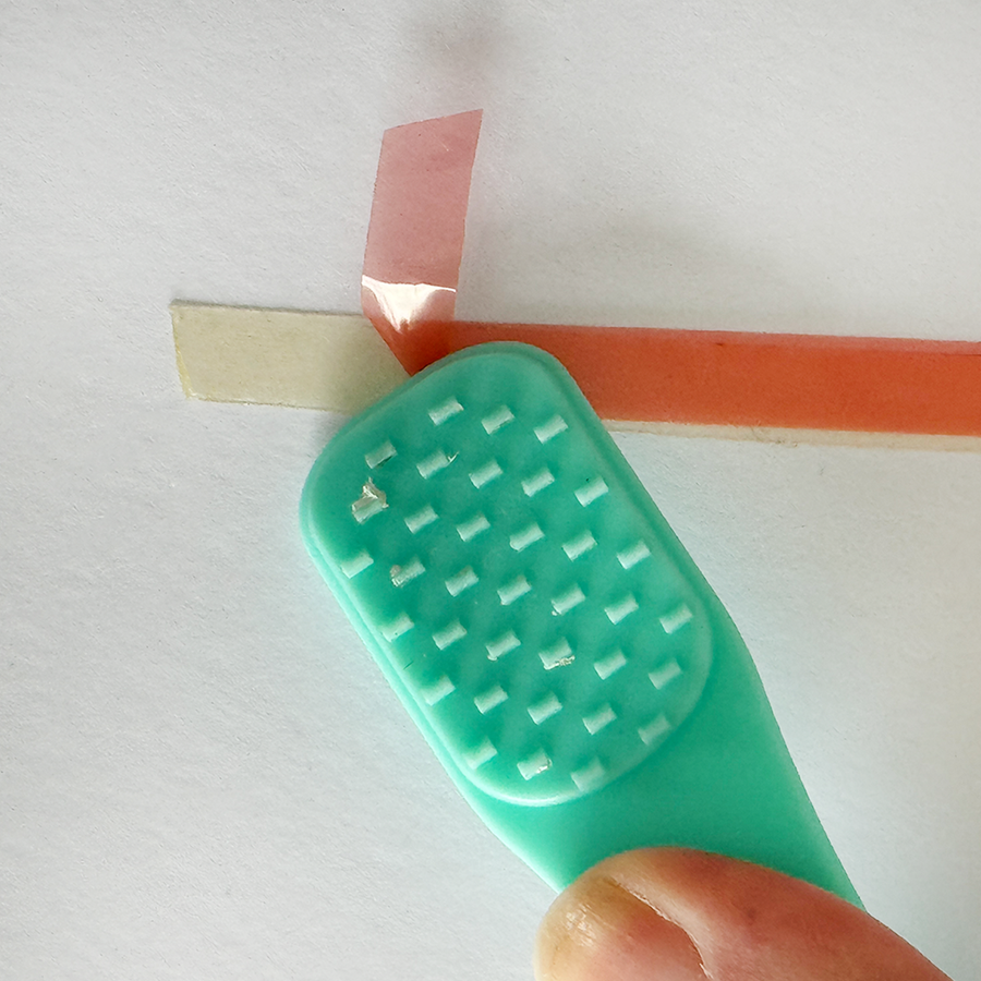 EZ Peel and Crease tape liner lifter tool - essential Craft Tool for removing adhesive, bone folder, card making, crafts, scrapbooking