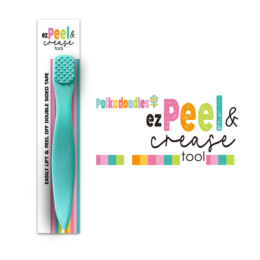 EZ Peel and Crease tape liner lifter tool - essential Craft Tool for removing adhesive, bone folder, card making, crafts, scrapbooking