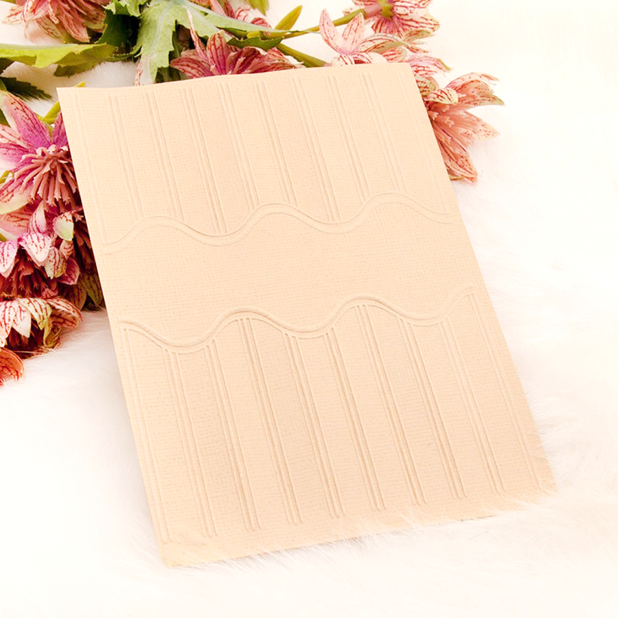 Elegant Stripes Embossing Folder A6/4 x 6" for craft and card making