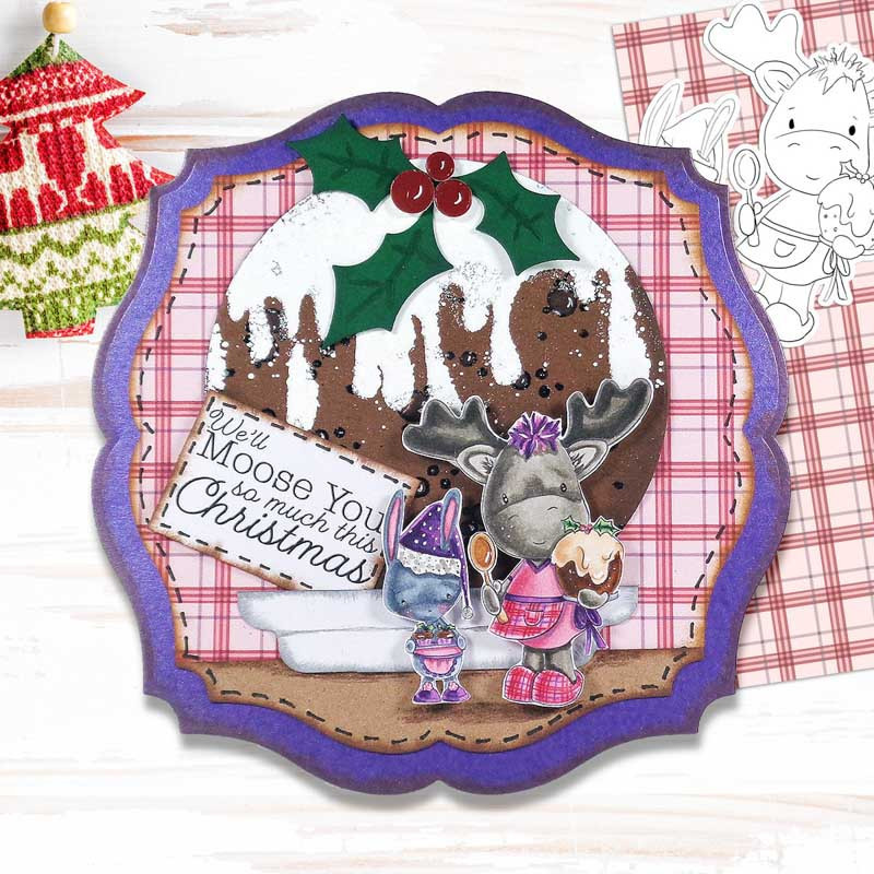 Elvis Wesley Moose - VIP XXL Edition printable downloads for card making and crafts, cute printable stamps, clipart printable planner stickers