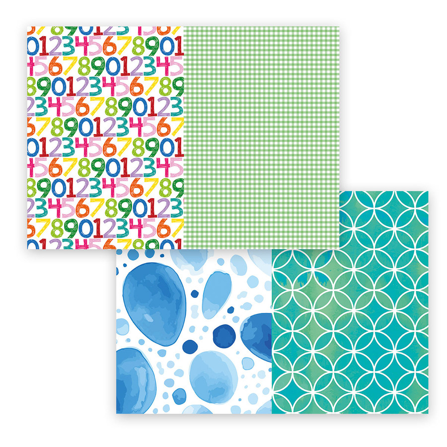 Birthday Celebration A4/8.5 x 11" paper pack for card making, craft, scrapbooking