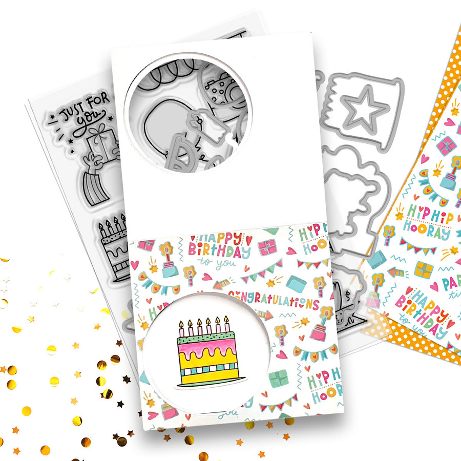 Celebrations A4/8.5 x 11" paper pack for card making, craft, scrapbooking