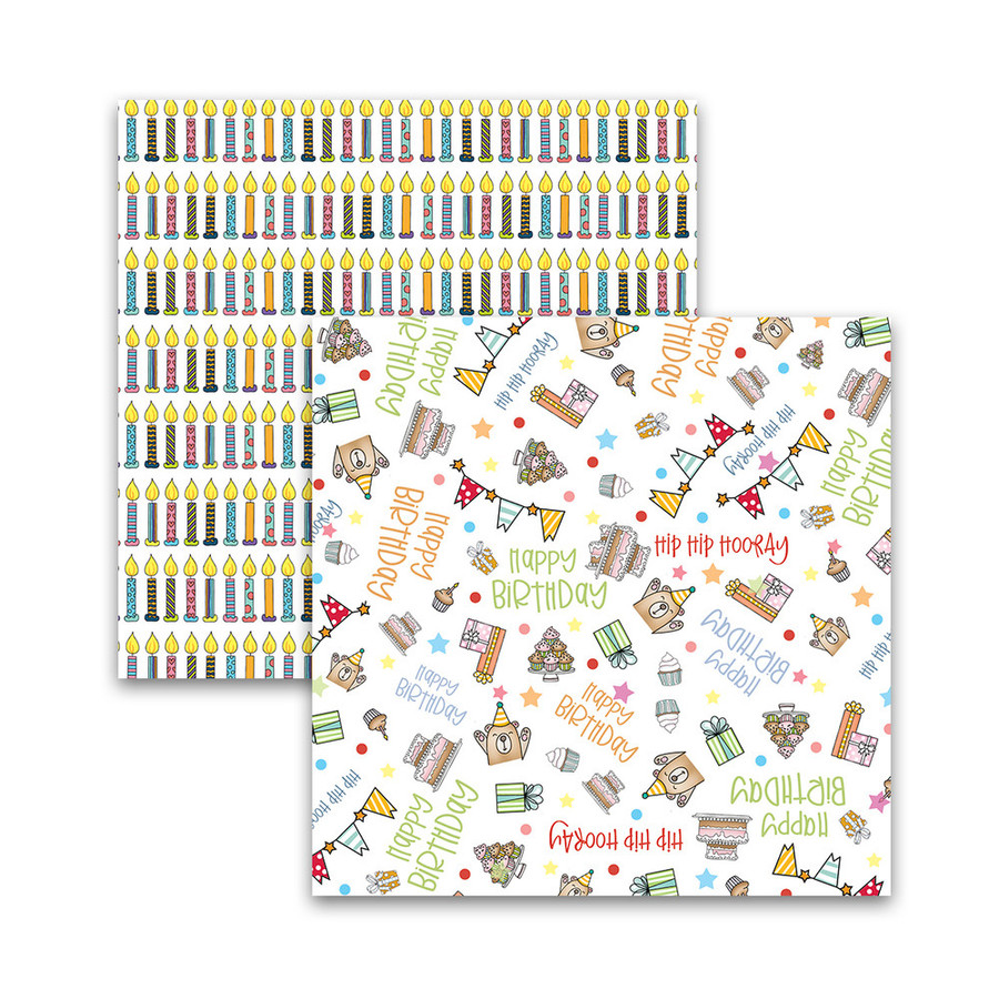 Birthday Fun 6 x 6" paper pack for scrapbooking, card making, crafting