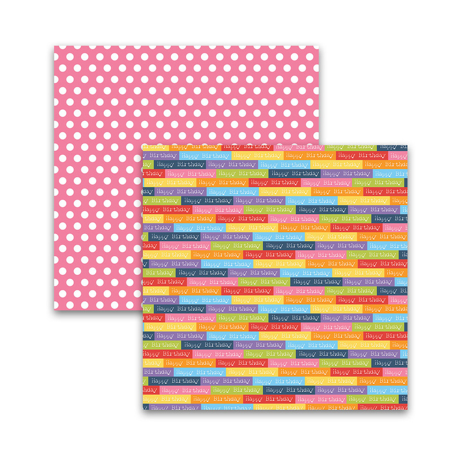 Birthday Fun 6 x 6" paper pack for scrapbooking, card making, crafting