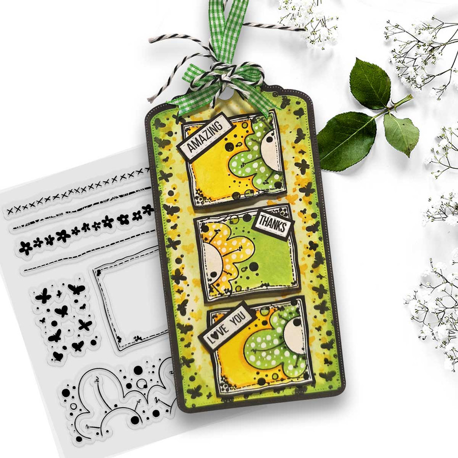 Awesome Greetings stamps for card making, craft, scrapbooking