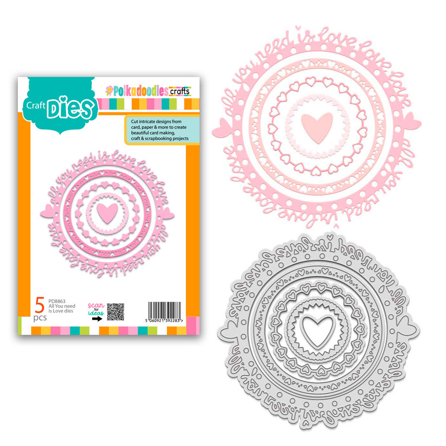 Sweet Moment Dies Bundle for card making, craft, scrapbooking