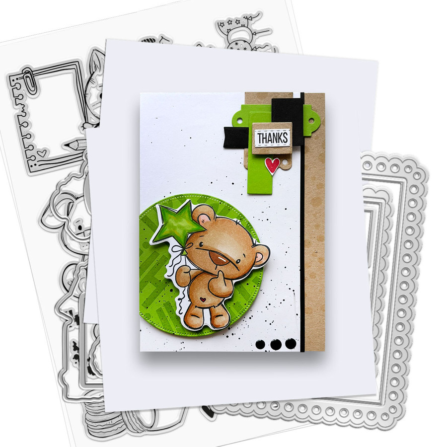 Do small things with Love - 15 outline dies for card making, craft, scrapbooking