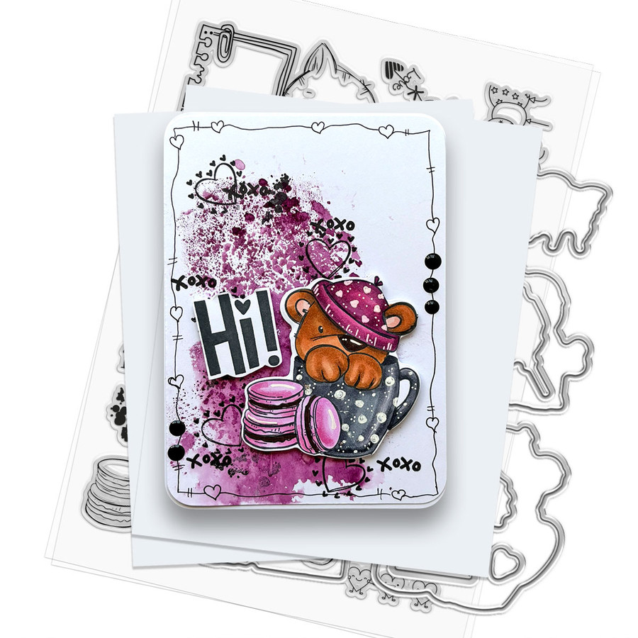 Do small things with Love - 15 outline dies for card making, craft, scrapbooking