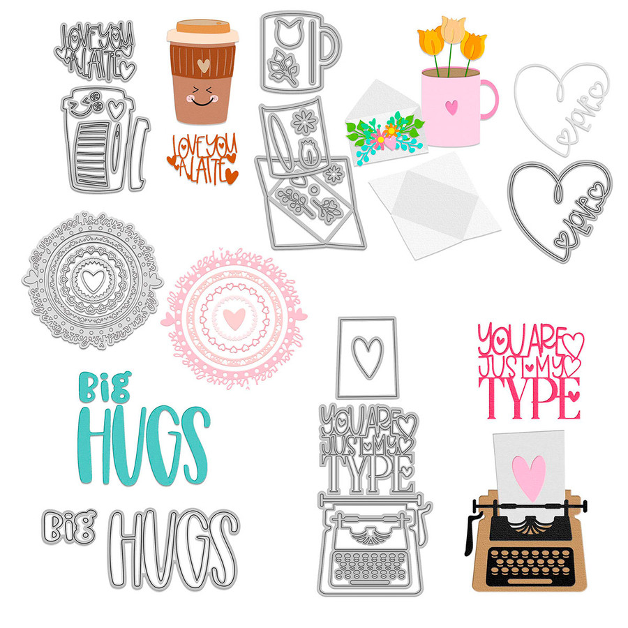Sweet Moments stamps, dies, stencils, paper, chipboard - shop the collection bundle for card making, craft, scrapbooking