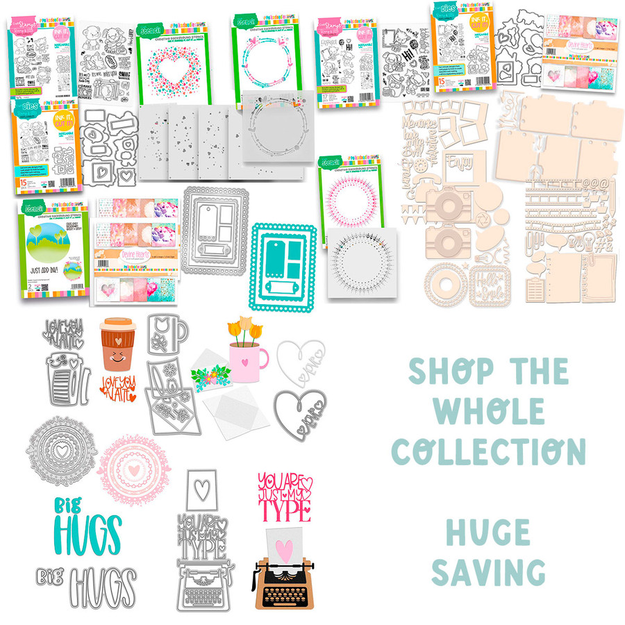 Sweet Moments stamps, dies, stencils, paper, chipboard - shop the collection bundle for card making, craft, scrapbooking