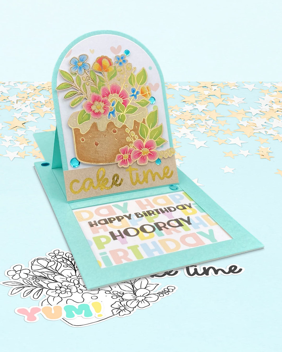 Birthday celebration party sentiments greetings - digital printable downloads for card making, craft, scrapbooking