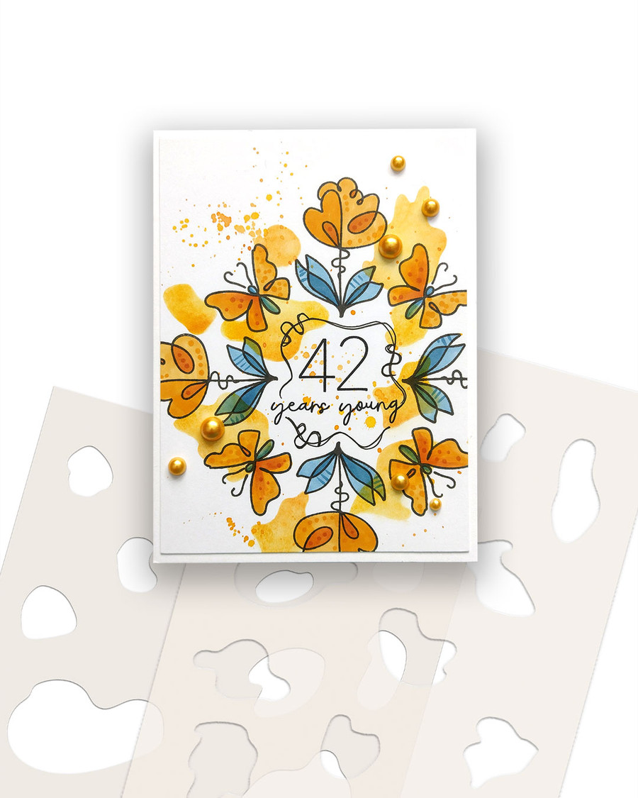 All Occasion Balloon Greeting and Number Dies for card making, craft, scrapbooking