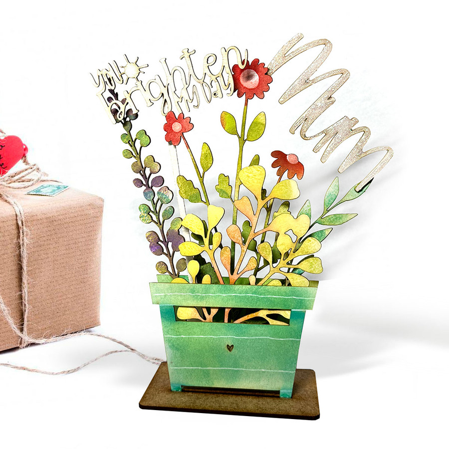 Pretty Botanicals Chipboard Shapes/Embellishments for Card Making, Crafting, Scrapbooking, and Mixed Media