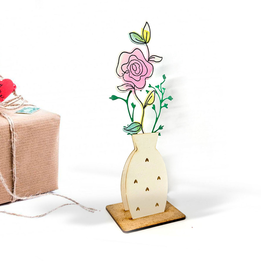 Pretty Jars & Vases (50 pcs) chipboard shapes/embellishments for card making, craft, scrapbooking, mixed media